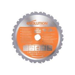 Piła widiowa TCT wielozadaniowa Evolution RAGE 185mm / 20z do pilarek
