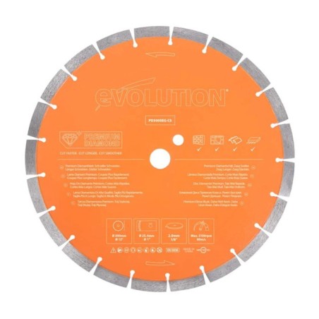 Tarcza diamentowa segmentowa Evolution PD300SEG-CS 300mm PREMIUM