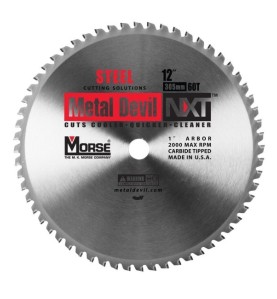 Piła widiowa TCT do cięcia stali MetalDevil NXT 305mm 60z, otwór 25,4mm (CSM1260NSC)