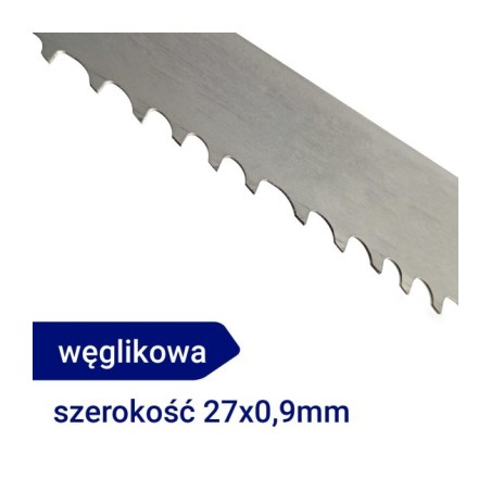 Piła taśmowa węglikowa 27x0,9mm 3/4TPI do cięcia betonu komórkowego