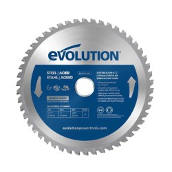 Piła widiowa TCT do cięcia stali Evolution 210mm / 50z do pilarek