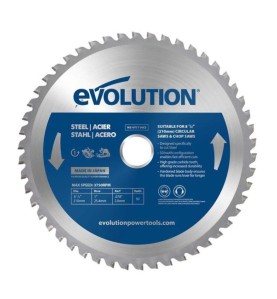 Piła widiowa TCT do cięcia stali Evolution 210mm / 50z do pilarek