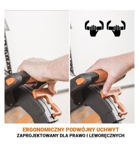 Wielozadaniowa piła ukośna z prowadnicami EVOLUTION R255SMS DB PLUS z tarczą 255mm