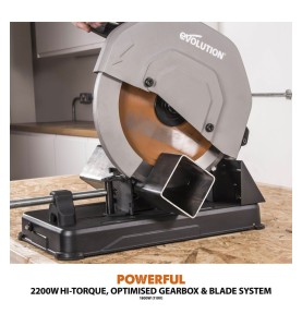 Wielozadaniowa przecinarka Evolution R355CPS z tarczą 355mm multi-material