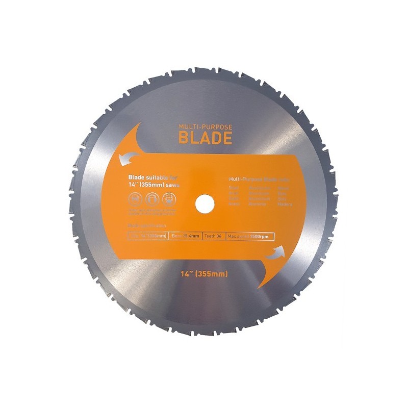 Piła widiowa TCT wielozadaniowa GLOB 355mm / 36z do przecinarki R355CPS Piła widiowa TCT wielozadaniowa GLOB 355mm / 36z do przecinarki R355CPS