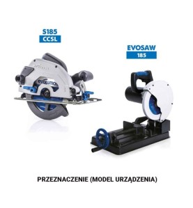 Piła widiowa TCT do cięcia stali Evolution 185mm / 40z do pilarek