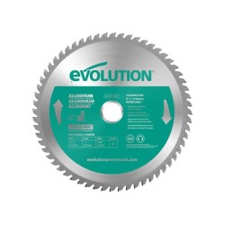 Piła widiowa TCT do cięcia aluminium Evolution 210mm 60z - do pił ukośnych