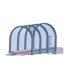 Zadaszenie do przenośnika narciarskiego, taśmociągu GLOB CONVEYOR ROOFING