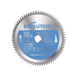 Piła widiowa Evolution TCT do cięcia cienkiej stali 185mm / 68z do pił ukośnych