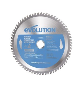 Piła widiowa Evolution TCT do cięcia cienkiej stali 185mm / 68z do pił ukośnych