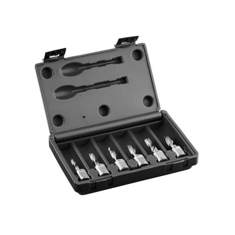 Wiertło kręte HSS długość  30mm z uchwytem Weldon 19mm zestaw  6szt