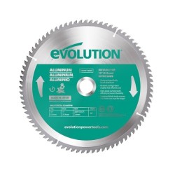 Piła widiowa TCT do cięcia aluminium Evolution 255mm / 80z do pił ukośnych