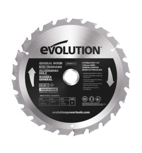 Piła widiowa TCT do cięcia drewna Evolution 185mm / 24z do pił ukośnych