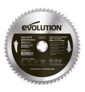 Piła widiowa Evolution do cięcia drewna Fine wood 255mm / 60z do pił ukośnych