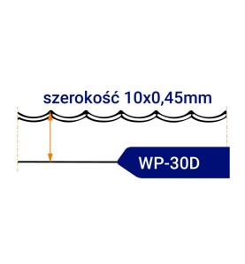 Nóż taśmowy do chleba 10x0,45mm GLOB TOOLS - komplet 18 sztuk