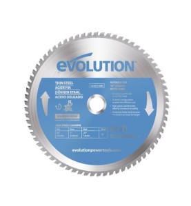 Piła widiowa Evolution TCT do cięcia cienkiej stali 255mm / 70z do pił ukośnych