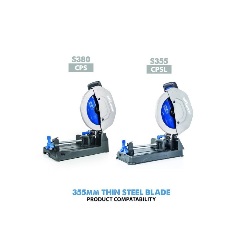 Piła widiowa Evolution TCT do cięcia cienkiej stali 355mm / 90z do przecinarek Piła widiowa Evolution TCT do cięcia cienkiej stali 355mm / 90z do przecinarek