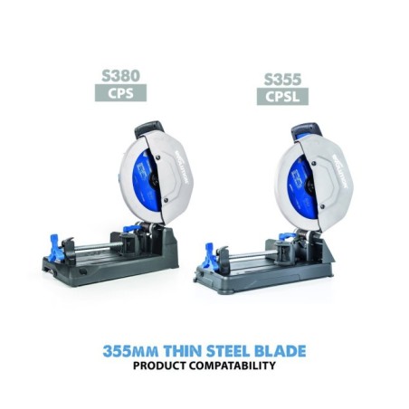Piła widiowa Evolution TCT do cięcia cienkiej stali 355mm / 90z do przecinarek