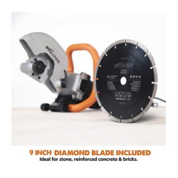 Elektryczna piła do cięcia betonu 230mm Evolution R230DCT z tarczą diamentową