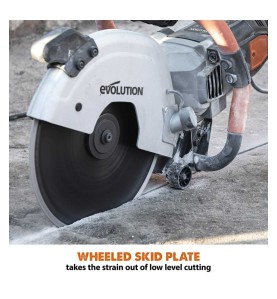 Elektryczna piła do betonu Evolution R300DCT z tarczą diamentową 300mm