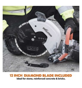 Elektryczna piła do betonu Evolution R300DCT z tarczą diamentową 300mm