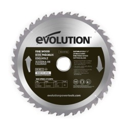 Piła widiowa Evolution do cięcia drewna Fine wood 210mm / 40z do pił ukośnych