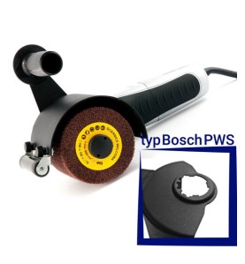 Przystawka GLOB-SYSTEM GS05-09 do satynowania powierzchni płaskich Bosch (PWS) z rolką prowadzącą