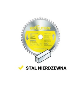Piła widiowa TCT do cięcia stali nierdzewnej Evolution 185mm / 48z do pilarek