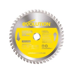 Piła widiowa TCT do cięcia stali nierdzewnej Evolution 185mm / 48z do pilarek