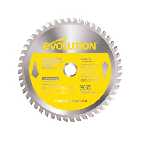 Piła widiowa TCT do cięcia stali nierdzewnej Evolution 185mm / 48z do pilarek