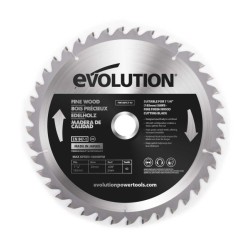 Piła widiowa Evolution do cięcia drewna Fine wood 185mm / 40z do pił ukośnych