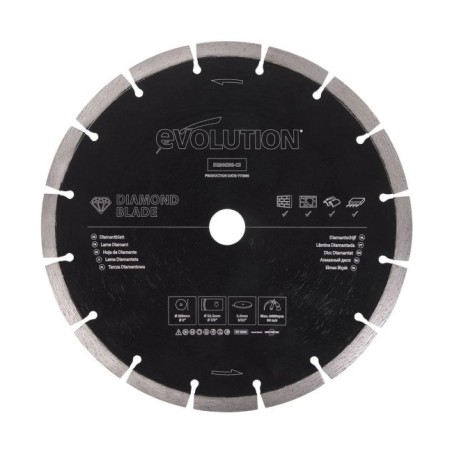 Tarcza diamentowa segmentowa Evolution D230SEG-CS 230mm do cięcia materiałów budowlanych