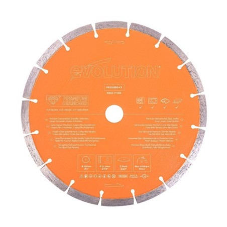 Tarcza diamentowa segmentowa Evolution PD230SEG-CS 230mm PREMIUM
