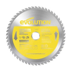 Piła widiowa TCT do stali nierdzewnej Evolution 210mm 54z do pilarek