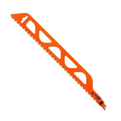 Brzeszczot szablasty TCT GLOB TOOLS do cięcia betonu komórkowego 455x50x1,5mm 32z