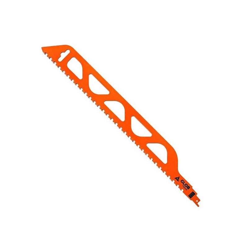 Brzeszczot szablasty TCT GLOB TOOLS do cięcia betonu komórkowego 455x50x1,5mm 32z
