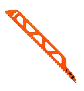 Brzeszczot szablasty TCT GLOB TOOLS do cięcia betonu komórkowego 455x50x1,5mm 32z