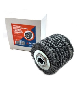 Szczotka do postarzania drewna z włókna ściernego 100x100x19mm GLOB TOOLS
