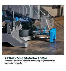 Ukośnica do stali Evolution S355MCS-G2 z tarczą EVOMAX Cermet 355 mm
