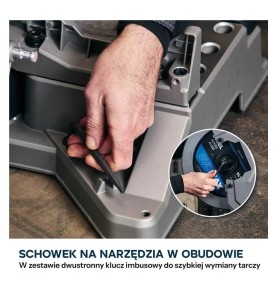 Ukośnica do stali Evolution S355MCS-G2 z tarczą EVOMAX Cermet 355 mm