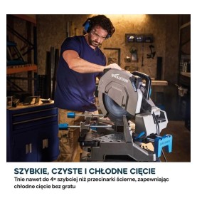 Ukośnica do stali Evolution S355MCS-G2 z tarczą EVOMAX Cermet 355 mm