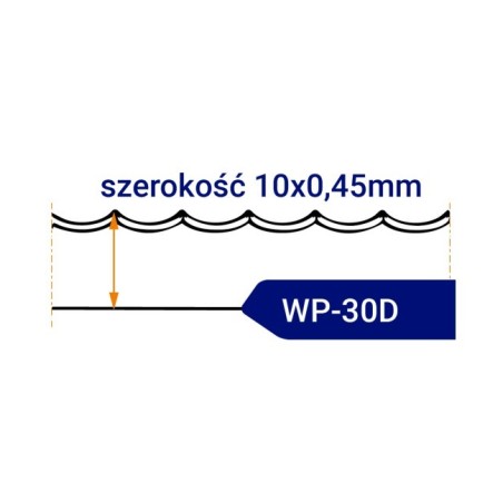 Nóż taśmowy do chleba 10x0,45mm GLOB TOOLS