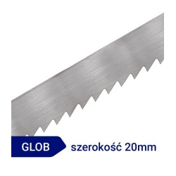 Piła taśmowa do drewna GLOB szerokość 20mm, podziałka 8mm