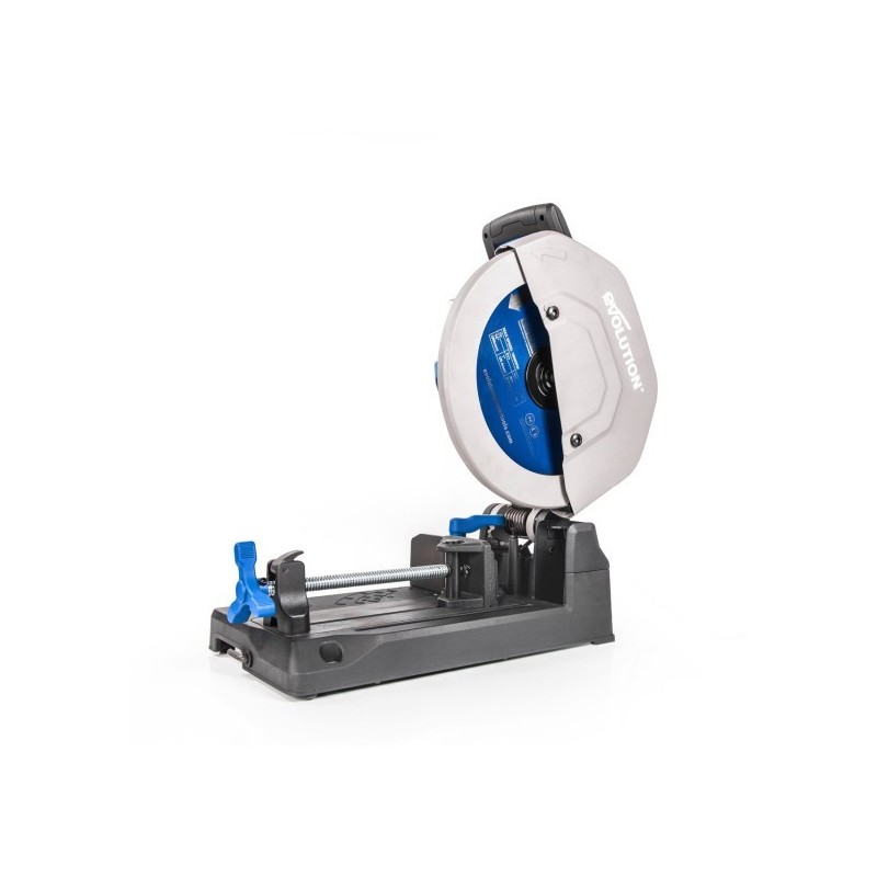 Przecinarka do cięcia stali Evolution Power Tools S355CPS z tarczą do stali 355mm/66z