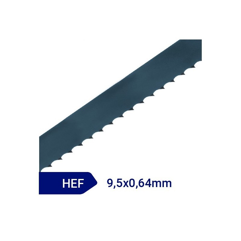 Piła taśmowa do drewna M. K. MORSE HEF 9,5x0,64mm hartowany ząb