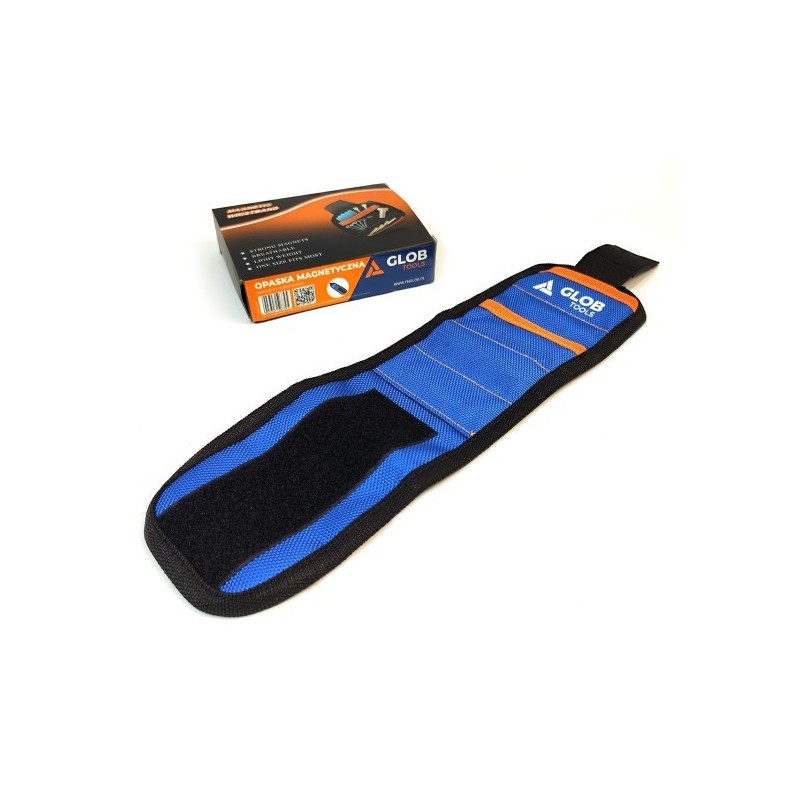 Opaska magnetyczna GLOB TOOLS na rękę (niebieska) Opaska magnetyczna GLOB TOOLS na rękę (niebieska)