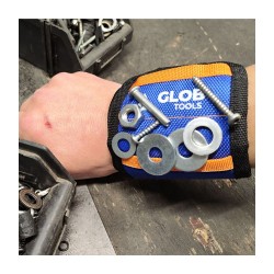 Opaska magnetyczna GLOB TOOLS na rękę (niebieska)