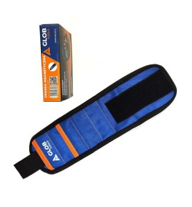 Opaska magnetyczna GLOB TOOLS na rękę (niebieska)