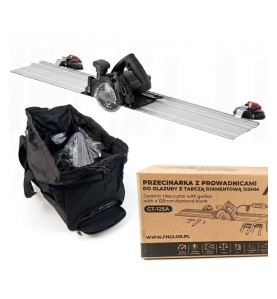 Przecinarka z prowadnicami GLOB TOOLS GT-125A do glazury z tarczą diamentową 125mm