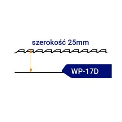Nóż taśmowy specjalistyczny WP17D szerokość 25mm